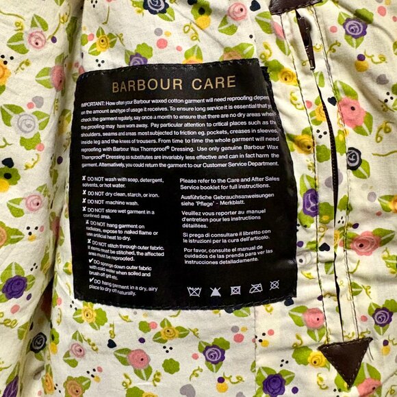Barbour Women’s Classic Waxed Beadnell Jacket - Picture 7 of 8
